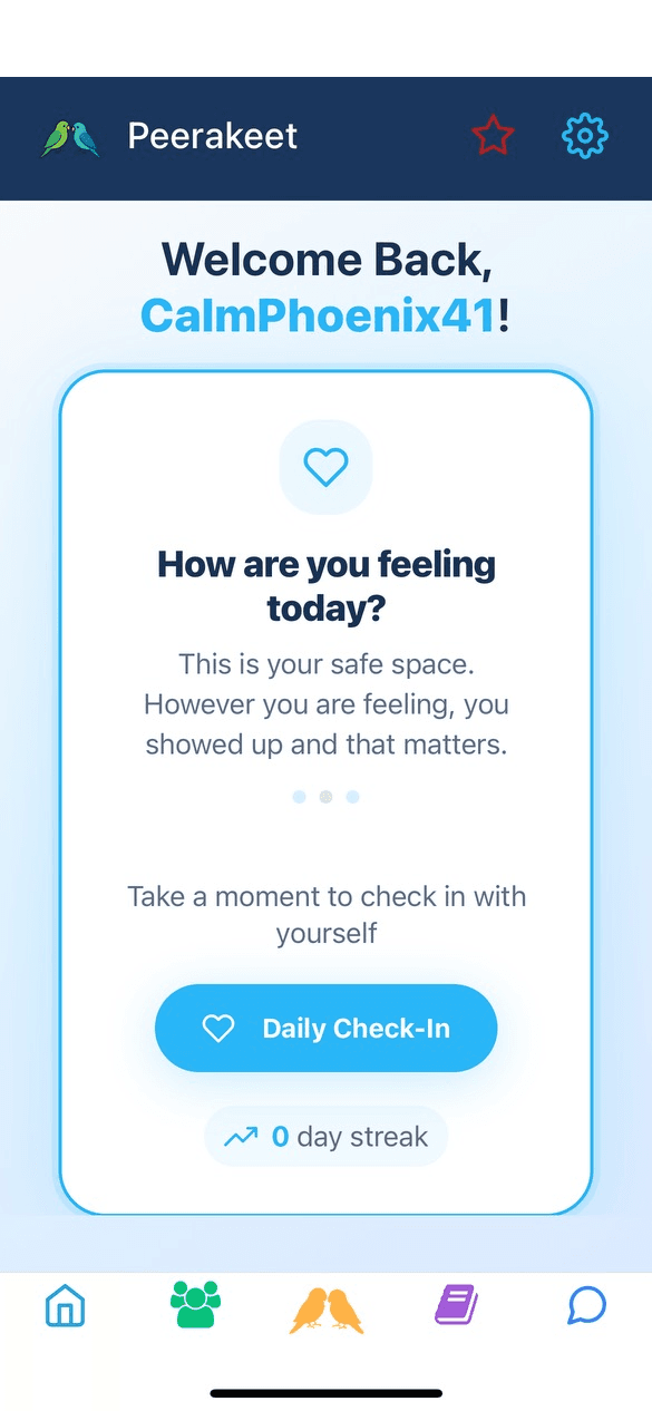 Daily Check-in - How are you feeling today?